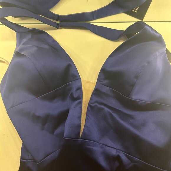 Sherri Hill 51420, dark blue, size 6 - Picture 6 of 6